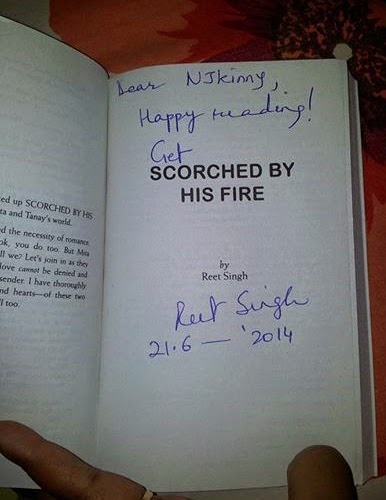  Autograph by Author Reet Singh
