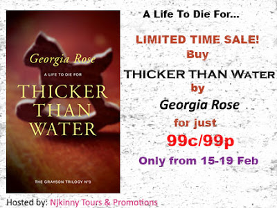  99c/99p Sale: Thicker Than Water by Georgia Rose (15-19 Feb)