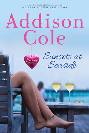 Sunsets at Seaside (Sweet with Heat: Seaside Summers #4) by Addison Cole Book Review and Giveaway on Njkinny's Blog