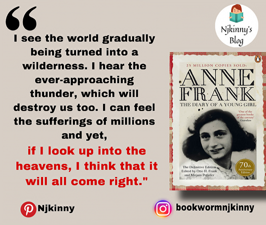 Best anne frank quotes that inspire, requite hope and instil strength on Njkinny's Blog