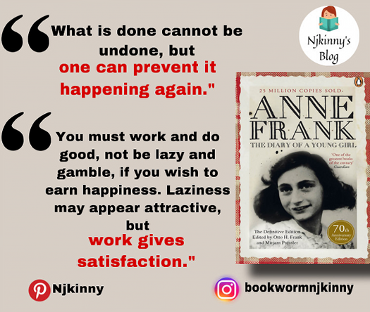 Best anne frank quotes that inspire, requite hope and instil strength on Njkinny's Blog