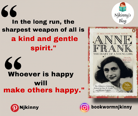 Best anne frank quotes that inspire, requite hope and instil strength on Njkinny's Blog
