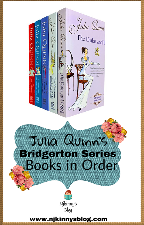 Bridgerton Series by Julia Quinn Book list and reading order on Njkinny's Blog