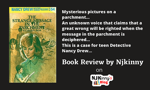 The Strange Message in the Parchment by Carolyn Keene Nancy Drew Book Review on Njkinny's Blog