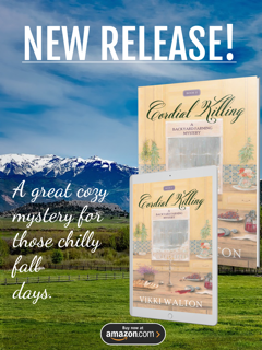 Cordial Killing by Vikki Walton blurb, buy links, character interview and Elderberry Recipe on Njkinny's Blog