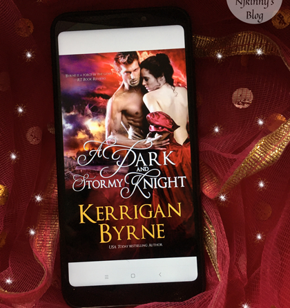 A Dark and Stormy Knight by Kerrigan Byrne Review, blurb, favourite quotes and giveaway on Njkinny's Blog