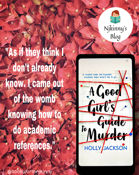 A Good Girl's Guide to Murder by Holly Jackson review, blurb, publication history, quotes, buy links on Njkinny's Blog