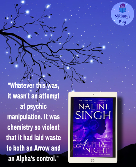 Alpha Night by Nalini Singh Review , blurb, quotes and buy links on Njkinny's Blog