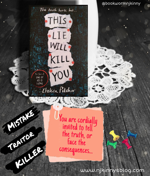 This Lie Will Kill You by Chelsea Pitcher is this week's "What are you reading Wednesday?" Meme pick on Njkinny's Blog
