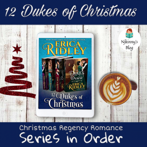 12 Dukes of Christmas Series by Erica Ridley book list and reading order on Njkinny's Blog
