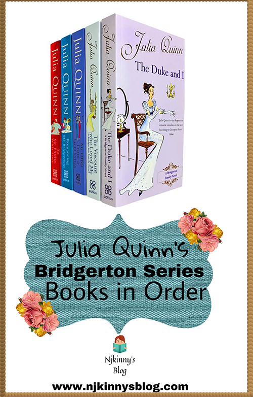 Bridgerton Series by Julia Quinn Book List and Reading Order on Njkinny's Blog