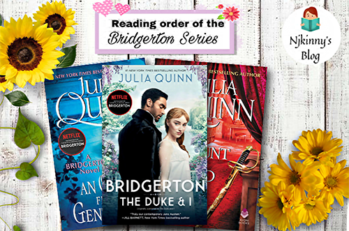 Bridgerton Series by Julia Quinn Book list and reading order on Njkinny's Blog