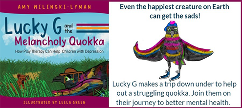 Lucky G and the Melancholy Quokka: How Play Therapy Can Help Children with Depression by Amy Wilinski-Lyman review and giveaway on Njkinny's Blog