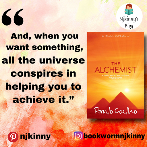 8 Best The Alchemist Quotes by Paulo Coelho that are to live by on Njkinny's Blog