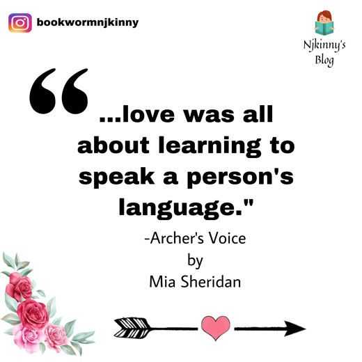 16 Best Love Quotes from Archer's Voice by Mia Sheridan Romance Book Quotes on Njkinny's Blog