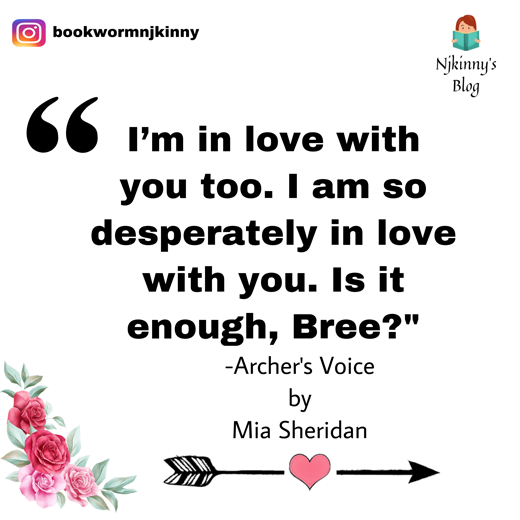 16 Best Love Quotes from Archer's Voice by Mia Sheridan Romance Book Quotes on Njkinny's Blog