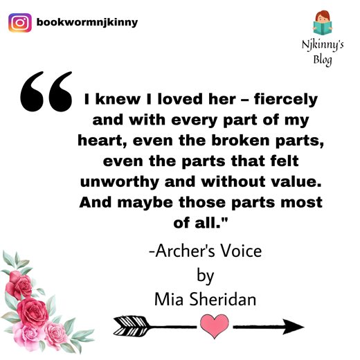 16 Best Love Quotes from Archer's Voice by Mia Sheridan Romance Book Quotes on Njkinny's Blog