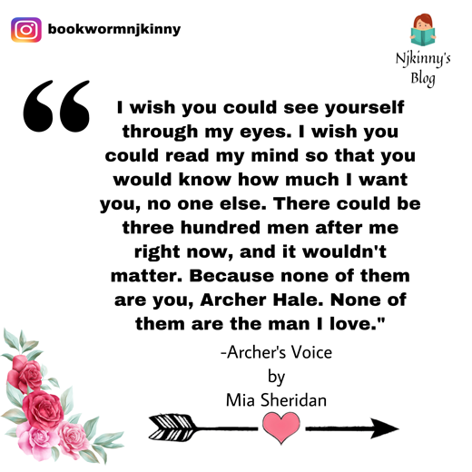 16 Best Love Quotes from Archer's Voice by Mia Sheridan Romance Book Quotes on Njkinny's Blog