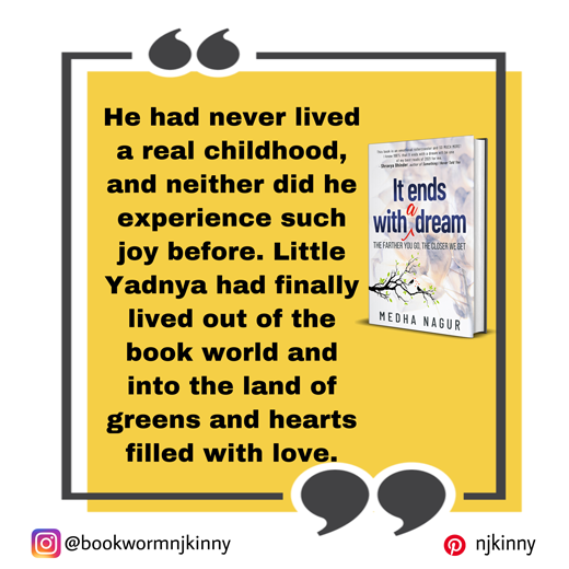 What are you reading Wednesday pick is It Ends With a Dream by Medha Nagur summary, genre, first impressions, Quotes on Njkinny's Blog