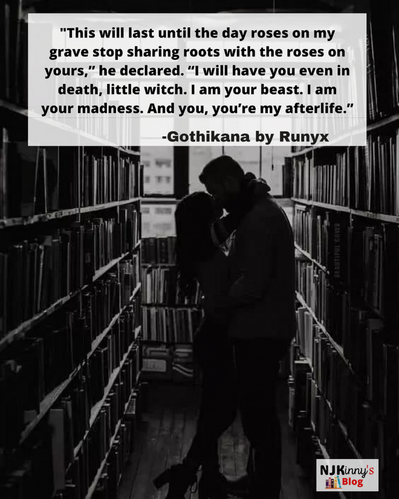 Gothikana by Runyx Book Quote and Review on Njkinny's Blog