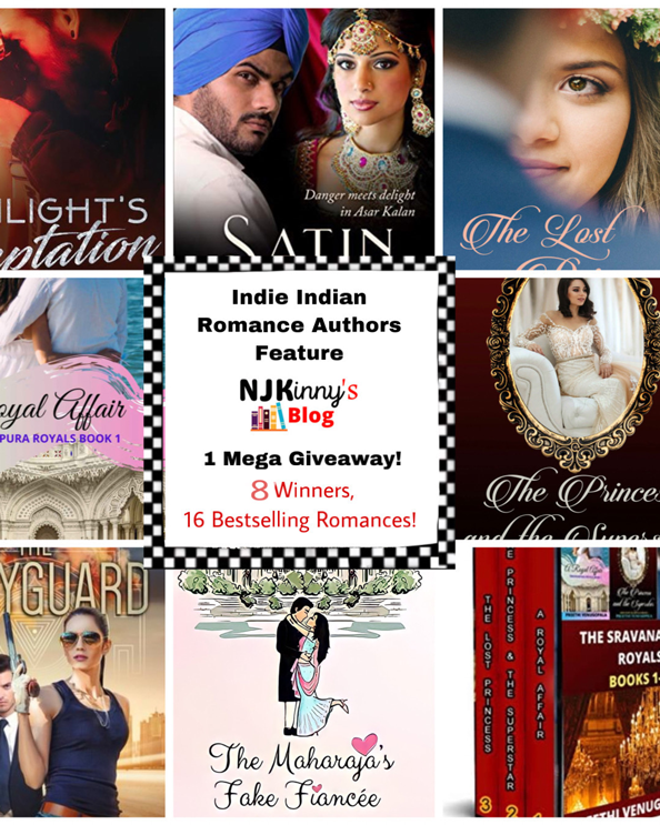 India Indian Romance Authors Features and Mega Book Giveaway on Njkinny's Blog