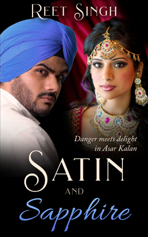 Satin and Sapphire by Reet Singh blurb, genre, publication date and Book Giveaway to win the book on Njkinny's Blog