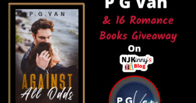 Against All Odds by P G Van book feature, books by P G Van, 16 Romance books Giveaway on Njkinny's Blog