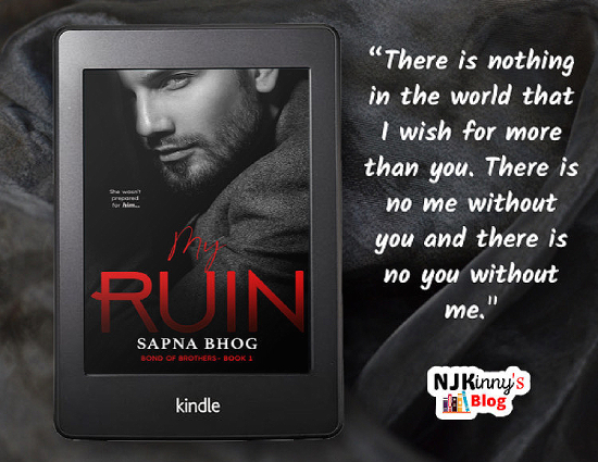 My Ruin by Sapna Bhog Book Review on Njkinny's Blog