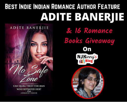 Author Feature Adite Banerjie, books Indie Indian Romance Author