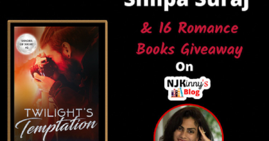 Meet Indie Indian Romance Author Shilpa Suraj, books by Shilpa, and Enter Books Giveaway to win 16 romance books on Njkinny's Blog