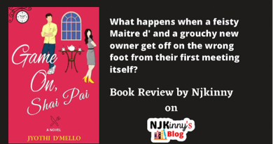Game On Shai Pai by Jyothi D'Mello Book Review, Book Quotes, Book Summary on Njkinny's Blog