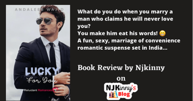 Lucky For You by Andaleeb Wajid Book Summary, Book Quotes, Book Review, Reluctant Romances Book Series on Njkinny's Blog