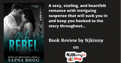 My Rebel by Sapna Bhog Book Review, Book Summary, Book Quotes, Genre, Publication Date, Book Series on Njkinny's Blog