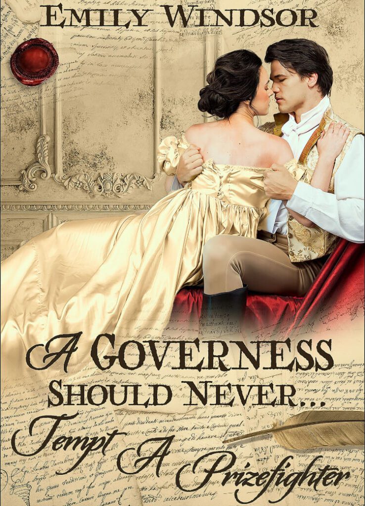 A Governess Should Never Tempt A Prizefighter by Emily Windsor Book Cover