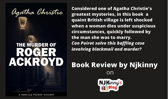 The Murder of Roger Ackroyd by Agatha Christie Book Cover, Book Review, Book Quotes, Book Summary, Age Rating on Njkinny's Blog