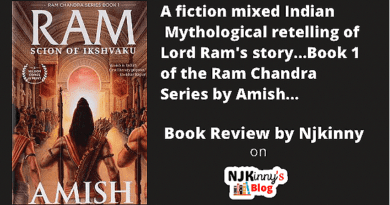 Ram - Scion of Ikshvaku by Amish Book Cover, Book Review on Njkinny's Blog