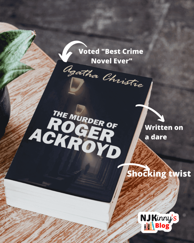 The Murder of Roger Ackroyd by Agatha Christie Book Cover, Book Review, Book Quotes, Book Summary, Age Rating on Njkinny's Blog