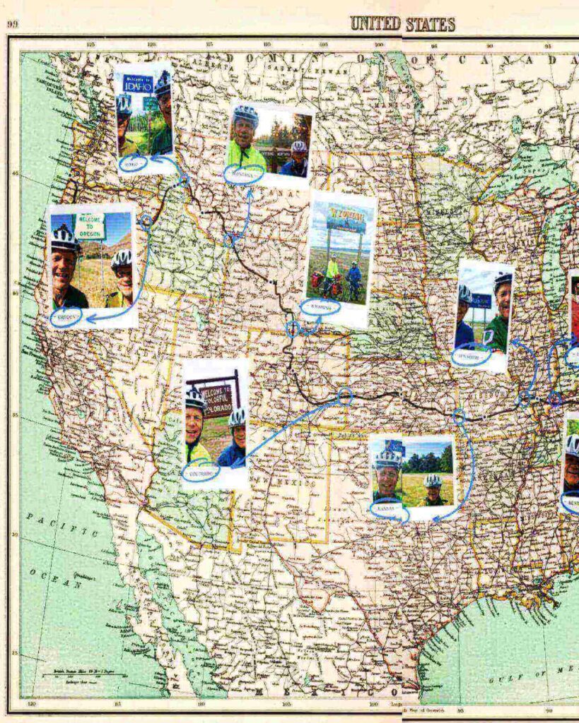 Conversations Across America by Kari Loya TransAmerica Bike Trail Map, Book Excerpt,  Book Review, Book Summary on Njkinny's Blog