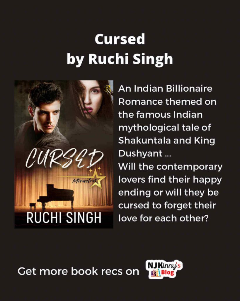 Cursed by Ruchi Singh Book Summary, Book Review, Book Quotes, Genre, Reading Age, Release date, Miracle Book Series reading order on Njkinny's Blog.