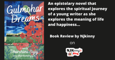 Gulmohar Dreams by Dharshana Bajaj Book Review, Book Cover, book summary, genre, book release date, reading age. book quotes on Njkinny's Blog.