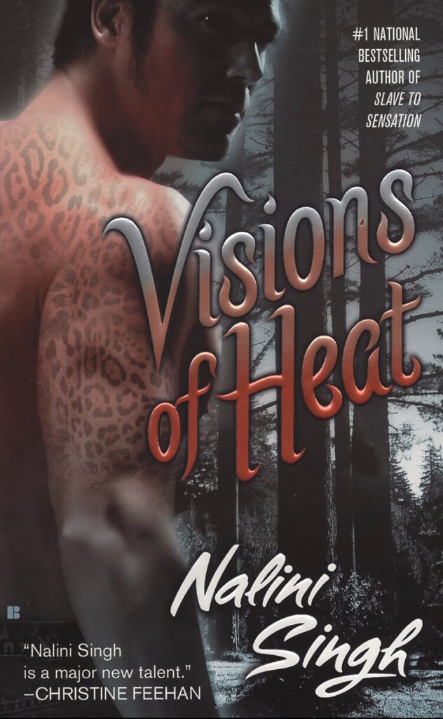 Visions of Heat by Nalini Singh Book 2 in Psy-Changeling Series Book Cover, Book Review and Book Quotes on Njkinny's Blog